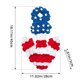 thumbnail image 3 of Decoraciones para el Día de los Caídos, decoraciones para el 4 de julio, Estados Unidos de América, Día de la Independencia, corona de rosas para colgar en la puerta, decoraciones para el Día de la In, 3 of 6