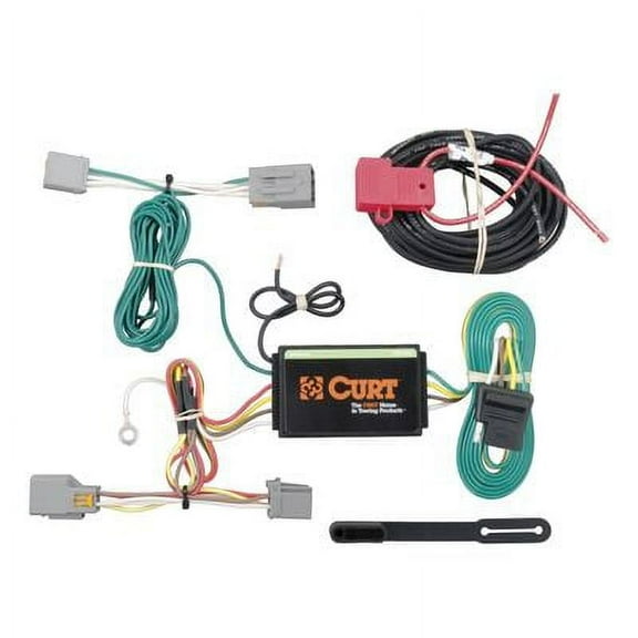CURT 56218 Vehicle-Side Custom 4-Pin Trailer Wiring Harness, Select Ford Transit Connect