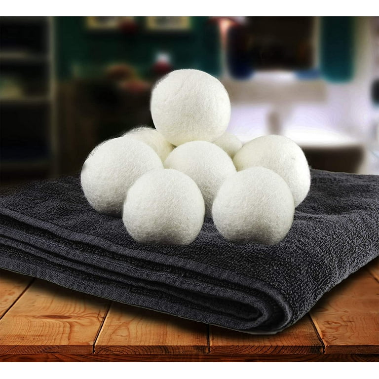 Snugpad Wool Dryer Balls Natural Fabric Softener 100% Organic (6-pack)