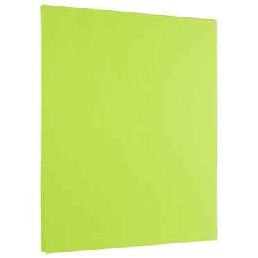 JAM Paper 8.5x11, 100 per Pack, 24lb Lime Green
