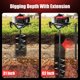 thumbnail image 5 of Taladro para Postes Baotree a Gas 78cc con Brocas de 15 cm y 20 cm, 5 of 5