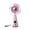 Pink, variant on Portable Turbo Fan, Handheld Fan with Strong Airflow, Foldable 4 in 1 Personal Fan for Neck, Desk & Travel, USB-C Rechargeable, Lightweight for Summer, Concerts & Outdoor Use(White)