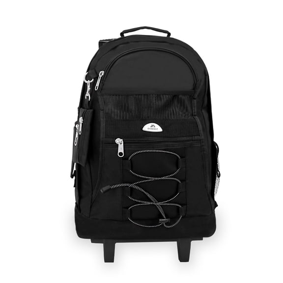 Everest Wheeled Backpack, Black