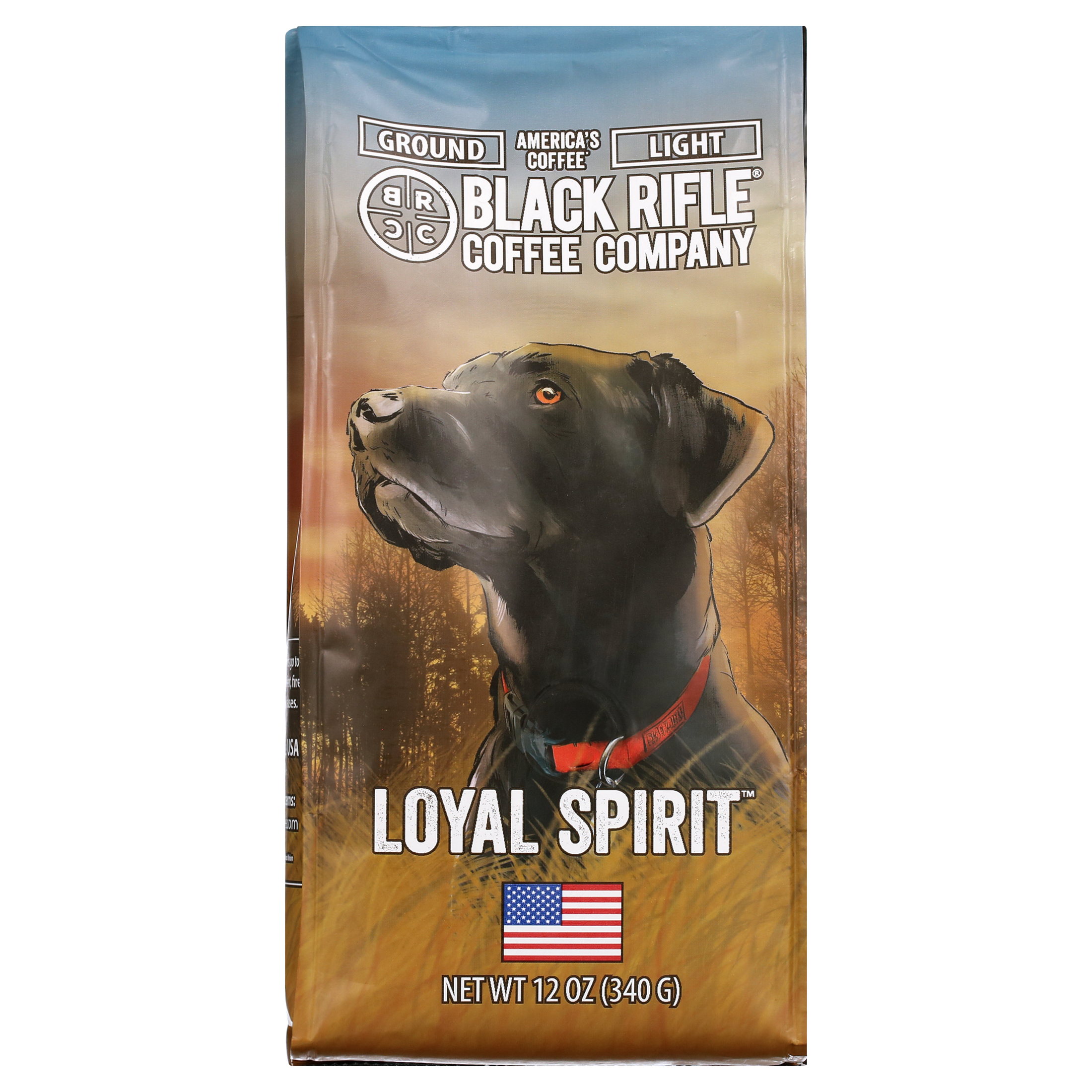 Black Rifle Coffee Company Loyal Spirit, Light Roast, Ground Coffee, 12 oz