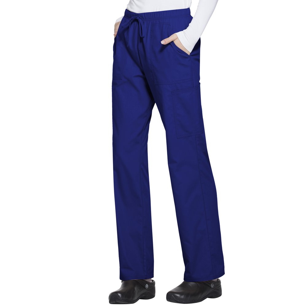 Scrubstar Scrubstar Women's Brushed Poplin Drawstring Cargo Scrub