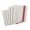 Red, variant on Uxcell Heat Resistant Red Strip Tables Mats Placemats 6Pack