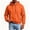 Orange, variant on TKKCS Mens Solid Pullover Hoodie Drawstring Loose Fit Casual Long Sleeve Hooded Sweatshirt Khaki XL