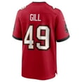 thumbnail image 3 of Men's Nike Cam Gill Red Tampa Bay Buccaneers Game Jersey, 3 of 4