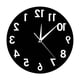 thumbnail image 2 of Reloj pulgadas, reloj hace tictac, colgante decorativo negro artístico para oficina, , , habitación BLESIY Relojes de pared, 2 of 8