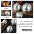 thumbnail image 5 of WASHWEPE 1Pack Tea Filter Silver 11Cm Diameter Stainless Steel for Afternoon Tea, 5 of 8