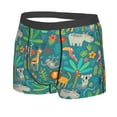 thumbnail image 2 of Bingfone Jungle Animals Men'S Underwear - Casual Stretch Boxer Briefs-Large, 2 of 9