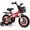 Red, variant on Costway 18" Kid's Bike for 4-8 with Height-Adjustable Handlebar & Saddle Handbrake Purple