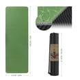 thumbnail image 3 of 2.05×24.01 Inch Portable Double-Layer Two-Color Yoga Mat Thickened Exercise Mat Non-Slip Fitness Mat with Strap and Storage Bag, 3 of 8