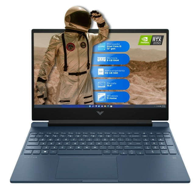 Laptop Gamer HP Victus 15.6" 15-fa1005la FHD Core i5 RTX 2050 8GB 512GB