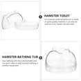 thumbnail image 3 of MasteelfCA Hamster Bathroom Breathable Hamster Sand Bathtub Container Hedgehog Cage, 3 of 7