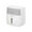 White#0, variant on Sensor Automatic Toilet Paper Dispenser Wall-Mounted Tissue Box with Transparent View Window 1-Piece White Plastic Bathroom Organizer for Household Commercial Use