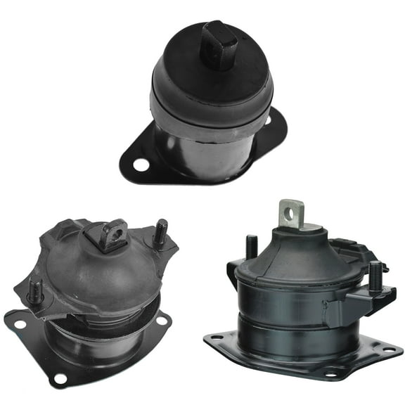 TRQ Replacement Engine Motor Mount Set of 3 Kit for Acura TSX Honda Accord 2.4L MTA32755