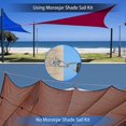 thumbnail image 4 of Stainless Steel Heavy Duty Shade Sail Fixing Kit for Triangle and Square Canopies - M6 Accessory Kit, 4 of 5