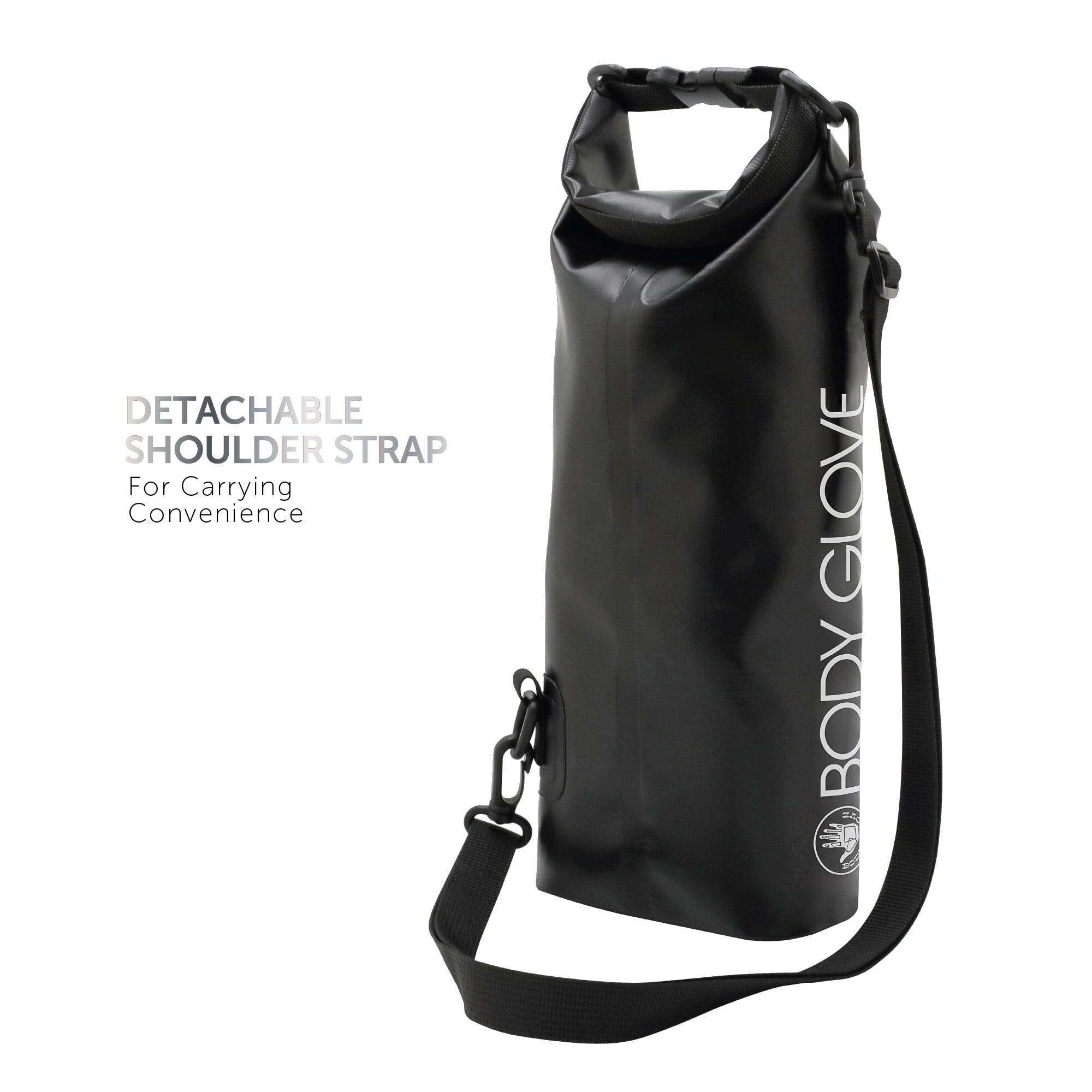 Body Glove Tidal Waterproof 2L Dry Bag - Black/Clear