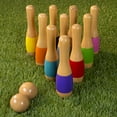 thumbnail image 7 of Lawn Bowling Game/Skittle Ball- Indoor and Outdoor Set by Hey! Play! (9.5 Inch), 7 of 7