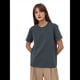 thumbnail image 1 of Camisetas de Corta Extragrandes para Mujer, Cuello Redondo, Holgadas, para Hacer Ejercicio, Informales, de Verano, de Algodón, Azul y Gris, Talla L, 1 of 8