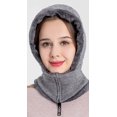 thumbnail image 4 of CoCopeaunts Women Winter Beanie Hats Mask Set One-Piece Fleece Lined Knit Balaclavas Mask Set Skull Ski Snow Cap, 4 of 5