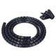 thumbnail image 4 of Organizador De Envolta De Cables En Espiral, De Gestió De Tomos De Bobinado De Cables, Color Negro, 20 Mm/0,79 Pulgadas, Para Hogar, Oficina, TV, DVD, PC, 4 of 7
