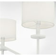 thumbnail image 6 of Trade Winds Cooper 6-Light Chandelier in Bisque White, 6 of 6
