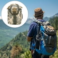 thumbnail image 3 of Naiovety Bolsa de accesorios Bolsa impermeable al aire libre Hebilla Bolso de nylon Bolsas de cintura multifunción Paquete Camping Camuflaje gris Type2 NO2 Naiovety OD024217-05, 3 of 6
