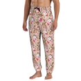 thumbnail image 4 of Sweatpants for Men - Cartoon cute deer flower pink Adjustable Elastic Band Mens Joggers With Pockets, Athletic Workout Gym Casual Track Pants for Men, 4 of 7