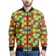 thumbnail image 4 of Chaqueta con estampado de rompecabezas divertido para hombre, primavera y otoño, manga larga, moda informal, chaquetas para niños con estampado 3D, sudaderas holgadas estilo Harajuku, 4 of 4