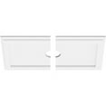 thumbnail image 6 of 12"W x 6"H x 2"ID x 4"C x 1"P Rectangle Architectural Grade PVC Contemporary Ceiling Medallion, Two Piece, 6 of 7