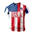 thumbnail image 4 of 2026 Usa Soccer Mens Shirts Short Sleeve Casual Crewneck Pullover Summer Tops Soccer Shirt for Men Indoor Outdoor Activities Daily Wear, 4 of 4