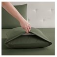 thumbnail image 4 of Bed Sheets, Premier 1800 Series Bed Sheet Set, Deep Pocket, Wrinkle, Fade, Stain Resistant, Luxury Soft Bedding Sheets & Pillowcases, King, Olive Green, 4 of 7