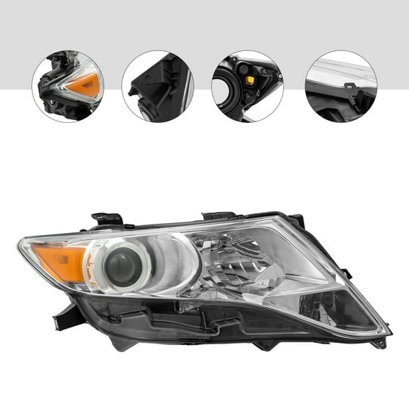 For 2009-2016 Toyota Venza Headlight Headlamp Front Right Head Light Halogen Lamp Direct Replacement