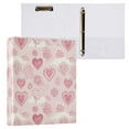 thumbnail image 6 of Three Ring Binder Minimalist Hart Shape 1.5 Inch Round Binder D-Rings for Office Supplies and More, 6 of 10