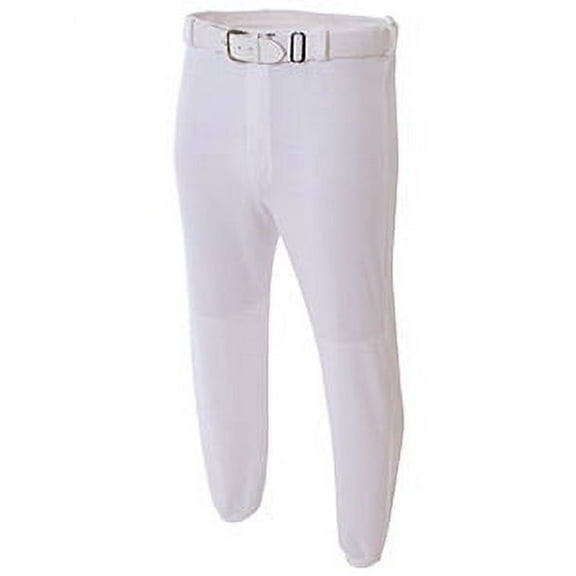 A4 NB6195 Youth Double Play Polyester Elastic Waist With Belt Loops Baseball Pant