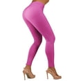 thumbnail image 4 of Gilbin Ultra Soft High Waist Leggings for Women-Many Colors -One Size & Plus Size (Pink S-L), 4 of 4