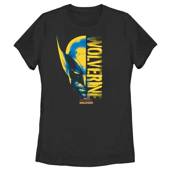 Women's Marvel: Deadpool & Wolverine Half Face Graphic T-Shirt