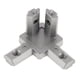 thumbnail image 5 of Serie 2020 UE, para de extrusión de aluminio con ranura en T, conector de esquina interior, forma L de tres vías de Cola Conector de esquina interior de 3 vías, 5 of 8