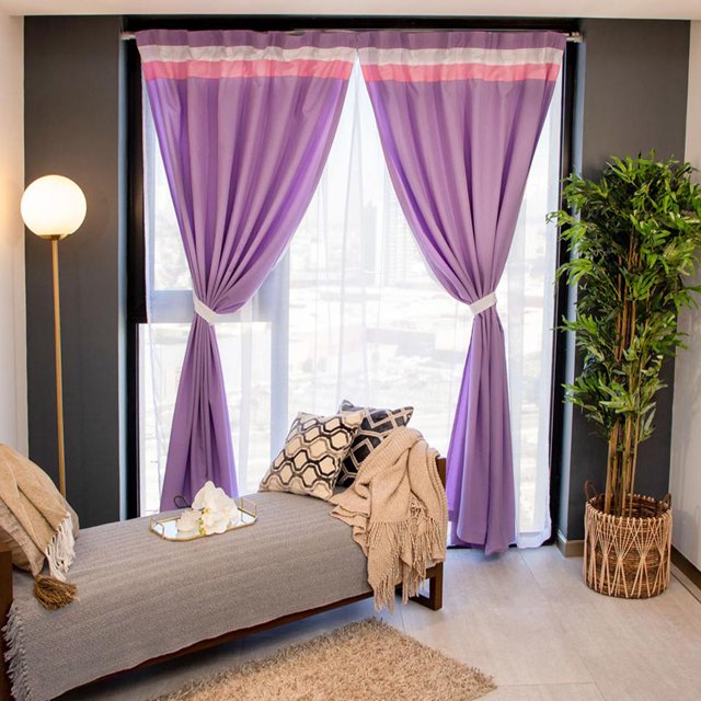 BÉLA Juego de Cortinas Fiore 2.30m Alto x 2.80m Ancho Béla Fiore