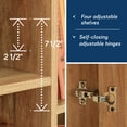thumbnail image 6 of Sauder River Ranch Storage Cabinet Sindoori Mango finish, 6 of 14
