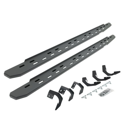 Go Rhino 69629980SPC RB30 Slim Line Running Boards with Mounting Bracket Kit For Ram 15-18 1500, Ram 19-23 1500 Classic (Extended Cab Pickup)