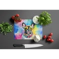 thumbnail image 4 of French Bulldog Hippie Dawg Glass Cutting Board Large 12 in x 15 in, 4 of 5