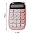 thumbnail image 3 of YAOMOBB 15-degree Tilt Calculator Desktop Calculator Operated 10 Digits Large LCD Display Square Buttons Portable Student Finance Calculator, 3 of 7