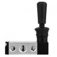 thumbnail image 2 of 4H210 08 Hand Pull Pneumatic Mechanical Valve 2 Position 5 Way PT1/4, Aluminum Alloy Body, Easy Install Easy Control, 2 of 8