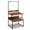 Brown, variant on CuisinSmart 3D Printer Workstation, 3-Tier Large Printer Stand with Built-in Power Outlet, Top Filament Spool Holder for 3D Printing & Office Printer Storage