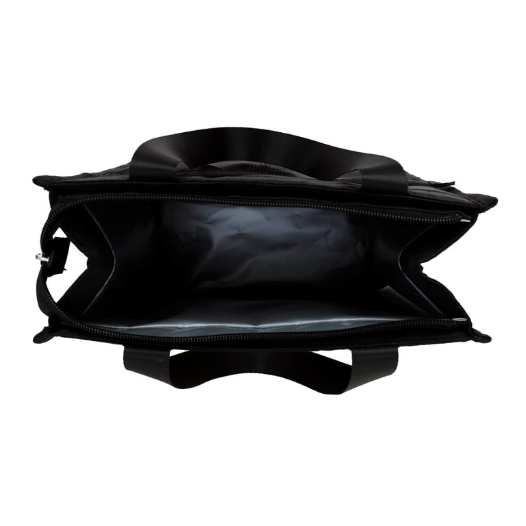 Mainstays Black Reusable Lunch Bag, 6L Capacity photo 6