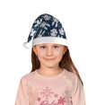 thumbnail image 5 of Fuzoiu Cute Rabbit Print Santa Hat Christmas Hat for kids,Santa Hats with Pompom, Unisex Xmas Holiday Hat for Christmas New Year Festive Party Supplies, 5 of 6