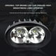 thumbnail image 3 of 2024, luces LED adicionales para motocicleta, faros delanteros LED redondos de 20 W, luces antiniebla para motocicleta, LED de 12 V y 24 V, 3 of 4
